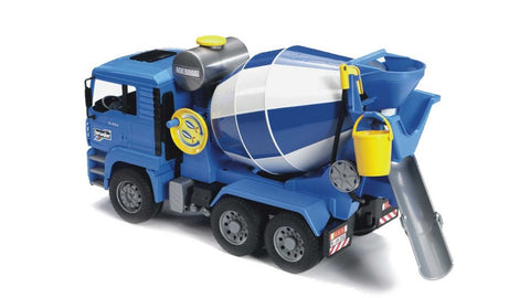 Bruder MAN TGA Cement Mixer 02744 - chromewheelsimulators.com